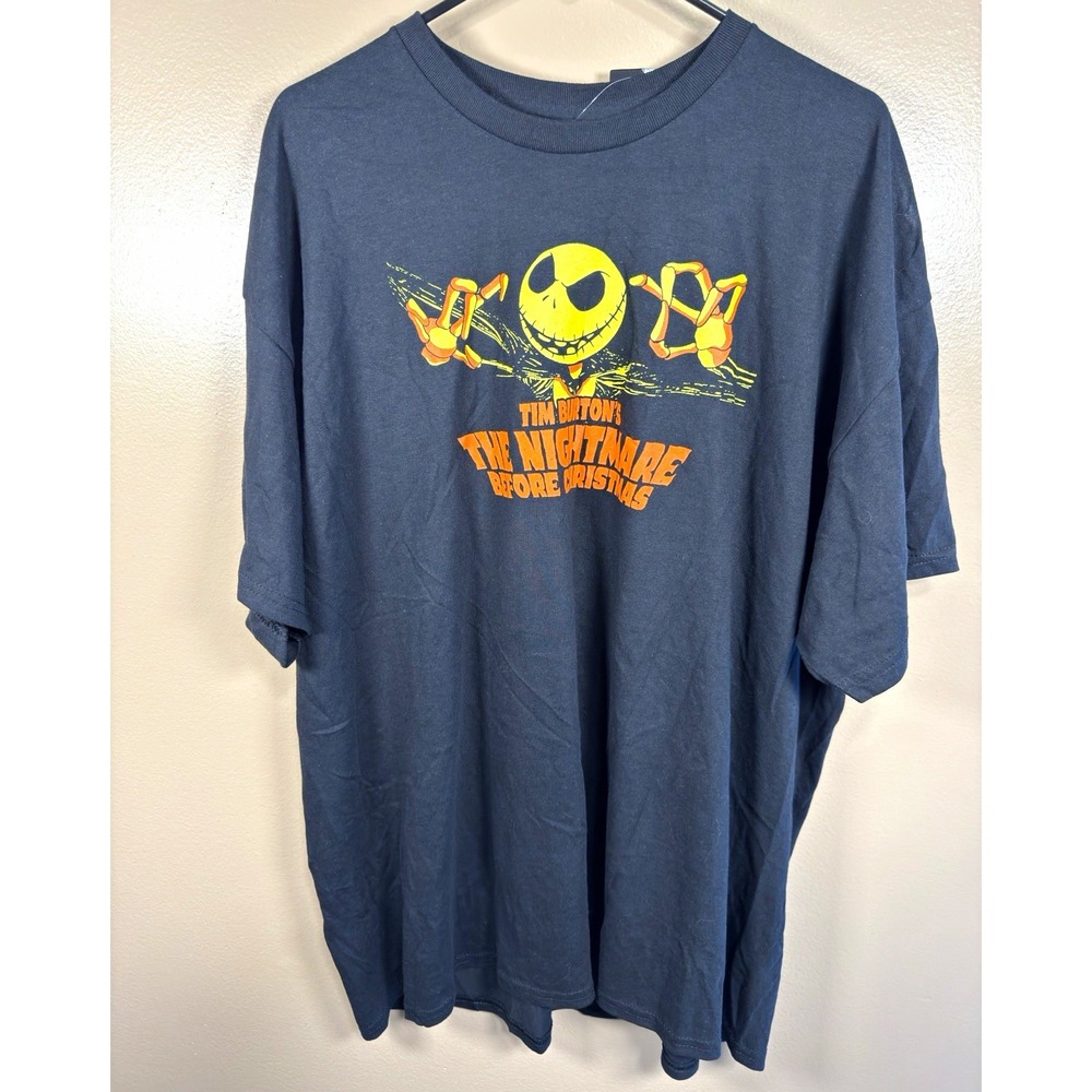 Disney Nightmare Before Christmas Jack Skellington Men's Black Tee 2X Hot Topic